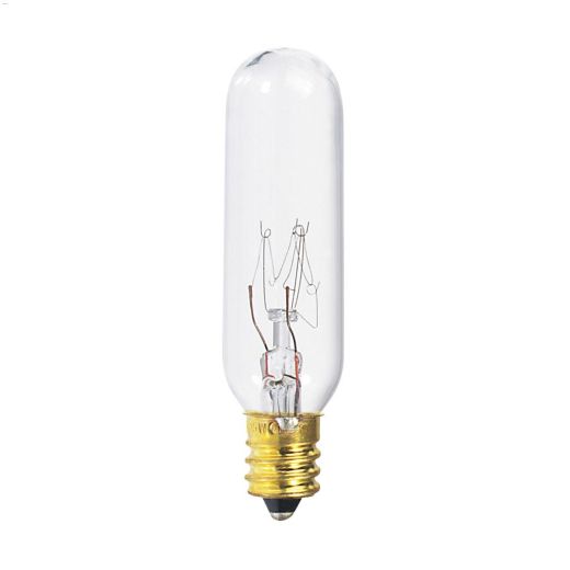 Clear 15 Watt Candelabra T6 Incandescent Bulb