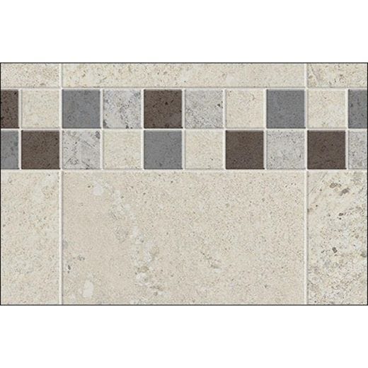 48\" x 1-1\/8\" x 80\" Stone Sahara Utile Side Wall Panel