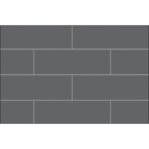 32\" x 1-1\/8\" x 80-7\/8\" Gray Utile Side Wall Panel