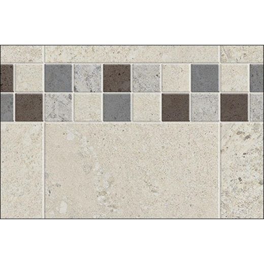 32\" x 1-1\/8\" x 80\" Stone Sahara Utile Side Wall Panel