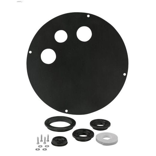 21\" Black Heavy-Duty Composite Sewage Basin Lid