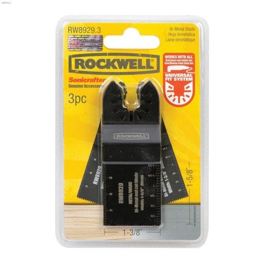 1-3\/8\" Bi-Metal Wood & Nail Plunge Cut Blade-3\/Pack