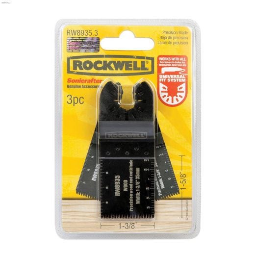 1-3\/8\" Universal Fit Precision End Cut Blade-3\/Pack