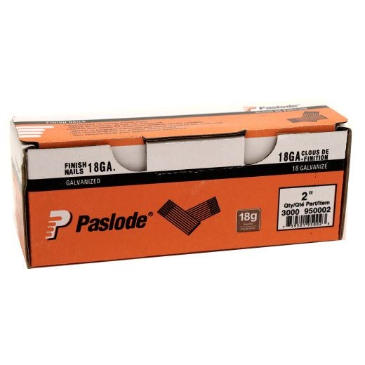 Paslode 2" 18 Gauge Galvanized Brad Nail -3000/Box
