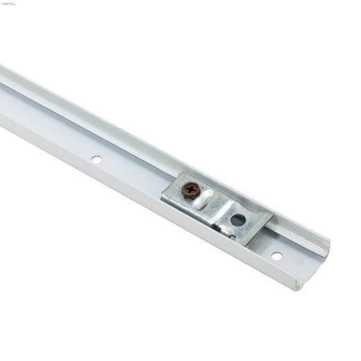 47-3/4" Rail pour mécanisme de porte pliante en acier blanc