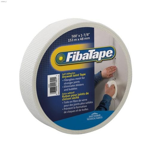 FibaTape 500' x 1-7/8" White Mesh Joint Tape