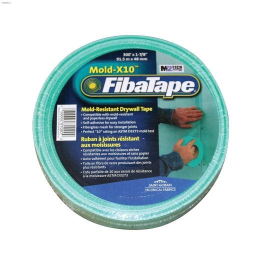 Mold-X10 FibaTape 300' x 1-7/8" Drywall Tape