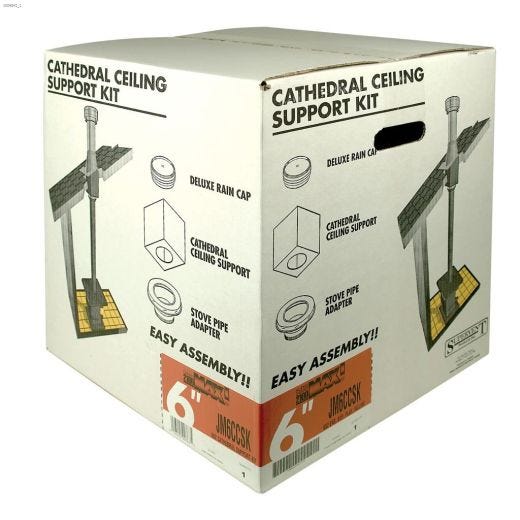 SuperVent 6" Cathedral Ceiling Support Kit