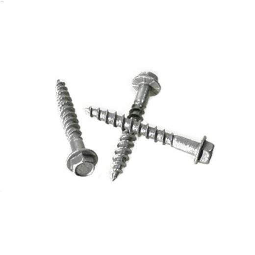 #10 x 1-1\/2\" Galvanized Hex Head Connector Screw-100\/Pack