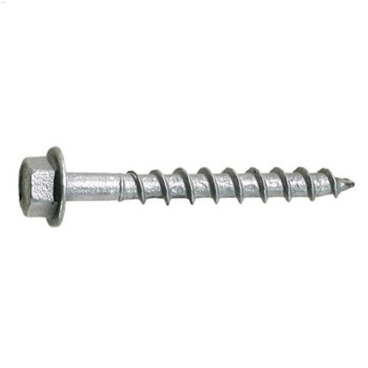 #9 x 1-1\/2\" Galvanized Hex Head Connector Screw-100\/Pack