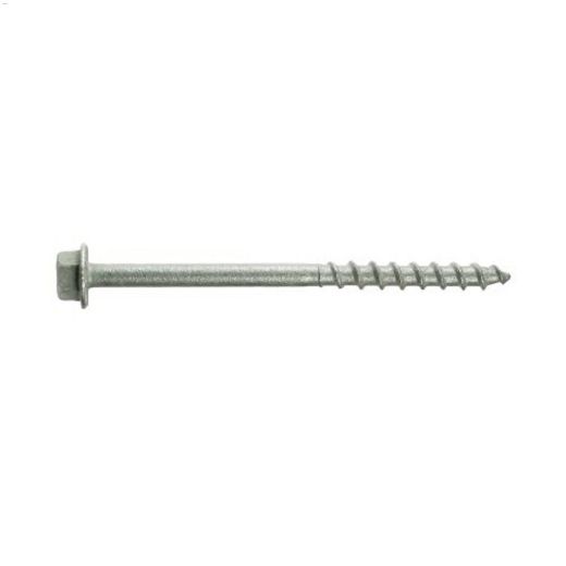 #9 x 2-1\/2\" Galvanized Hex Head Connector Screw-100\/Pack
