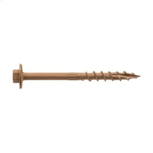 3\" Double-Barrier Coat Hex Washer Head Timber Screw-12\/Pack