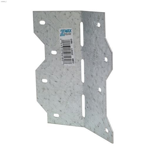 Z-Max\u00ae 5\" G90 Zinc Steel Adjustable Skewable L-Angle