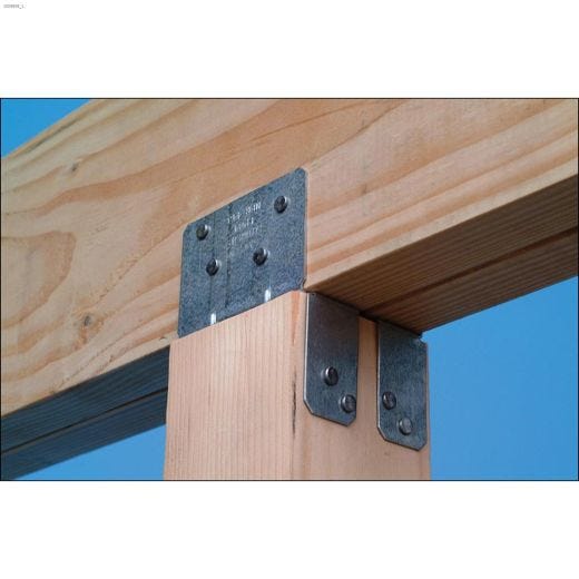 Z-Max\u00ae 6\" x 6\" G90 Zinc Steel Adjustable Post Cap