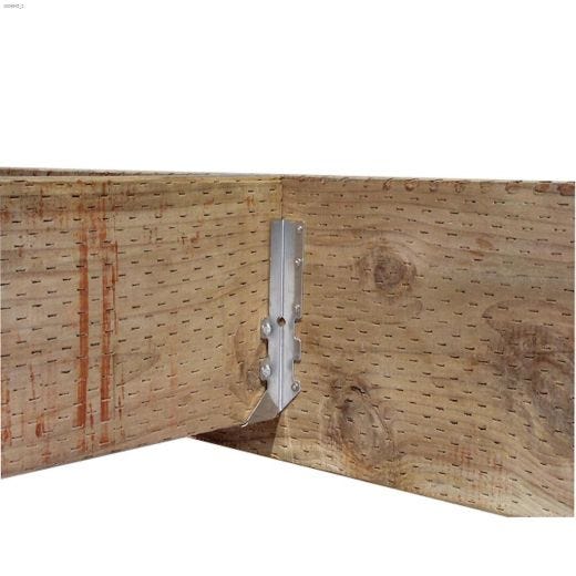 Z-max® 10" x 2" G90 étrier simple en zinc, 50/boîte