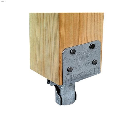 4\" x 4\" G90 Zinc Steel Elevated Post Base