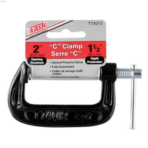 2\" x 1-1\/2\" General Purpose C-Clamp