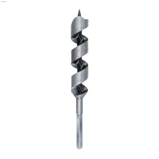 1" x 8" High Carbon Steel High Speed Wood Auger Bit