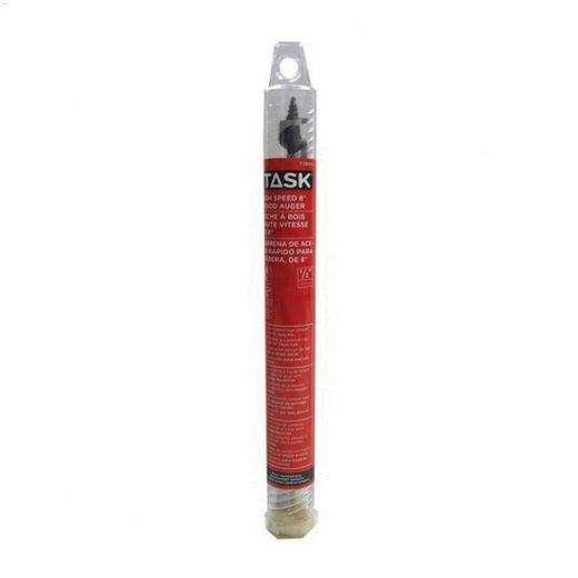 1/2" x 8" High Carbon Steel High Speed Wood Auger Bit