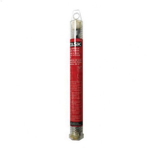 3/8" x 8" High Carbon Steel High Speed Wood Auger Bit
