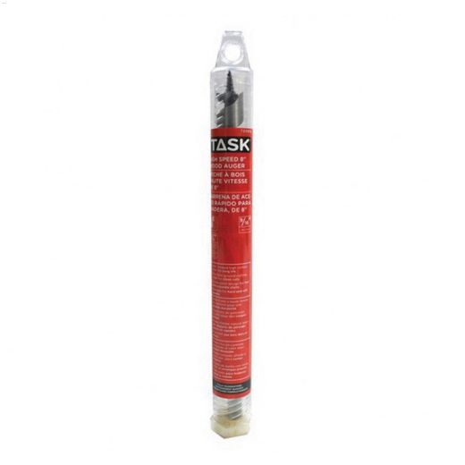 9/16" x 8" High Carbon Steel Wood Auger Bit