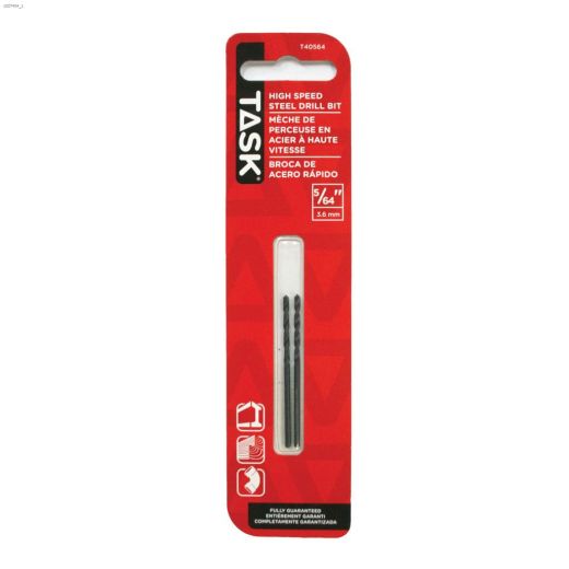 5\/64\" High Speed Steel Drill Bit-2\/Pack