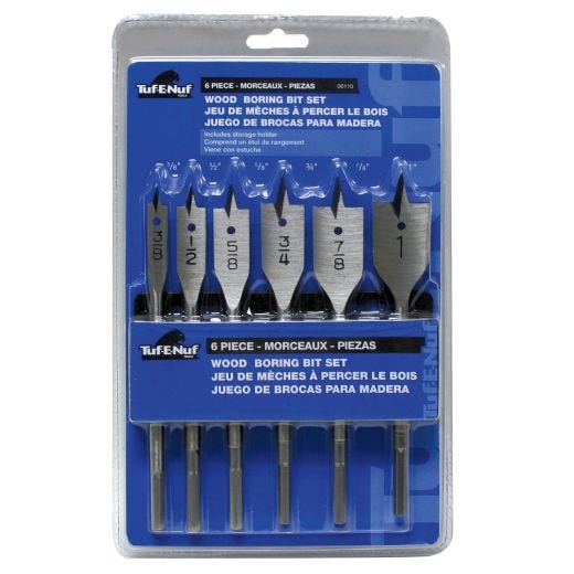 Wood Boring Bit Set-21 Piece/Clamshell