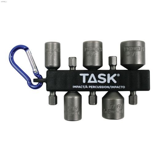 Forged S2 Steel Nut Setter Carabiner Clip-5/Pack