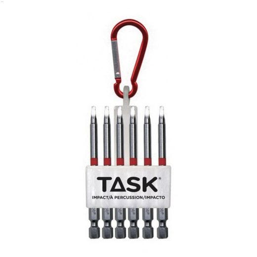 3" #2 Robertson S2 Steel Carabiner Clip-6/Pack