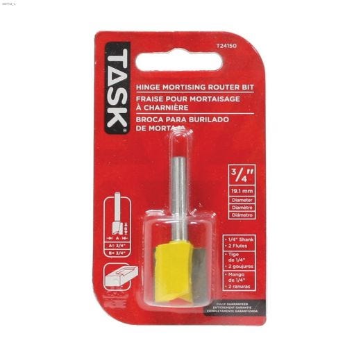 3/4" Tungsten Carbide Hinge Mortising Router Bit
