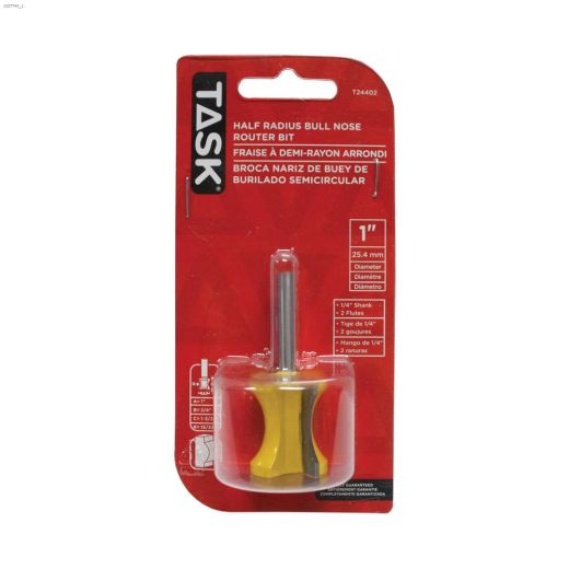 1" Tungsten Carbide Bull Nose Router Bit