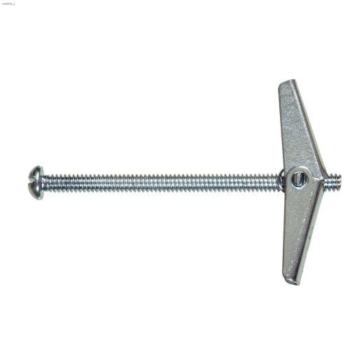3\/16\" x 2\" Spring Wing Toggle Bolt Anchor-3\/Pack