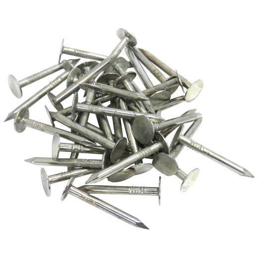 2-1/2" Electro Galvanized Roofing Nail-1.5 kg