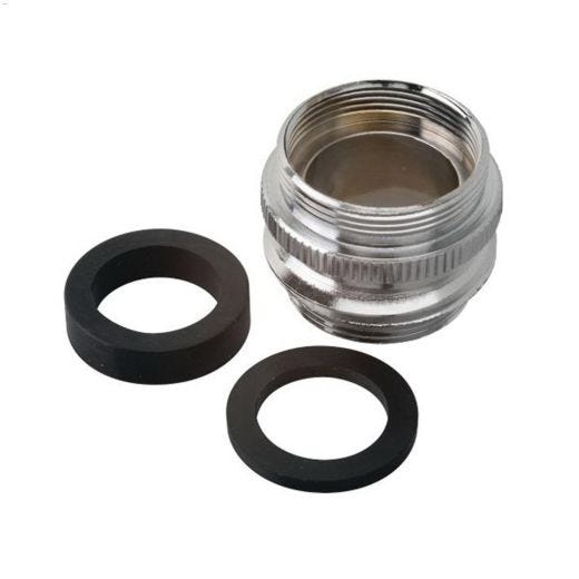 15/16" x 55/64" Faucet-To-Garden Male & Female Hose Adapter
