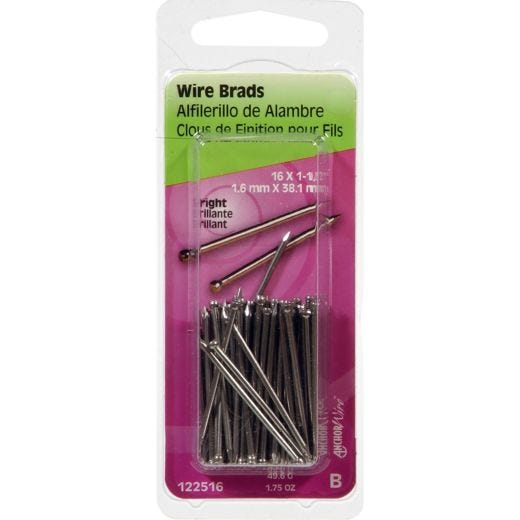 1-1/2" 16 Gauge Wire Brad Nail 1-3/4 oz
