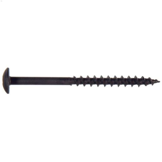#10 x 2-1/2" Black Cabinet Screw-25/Pack