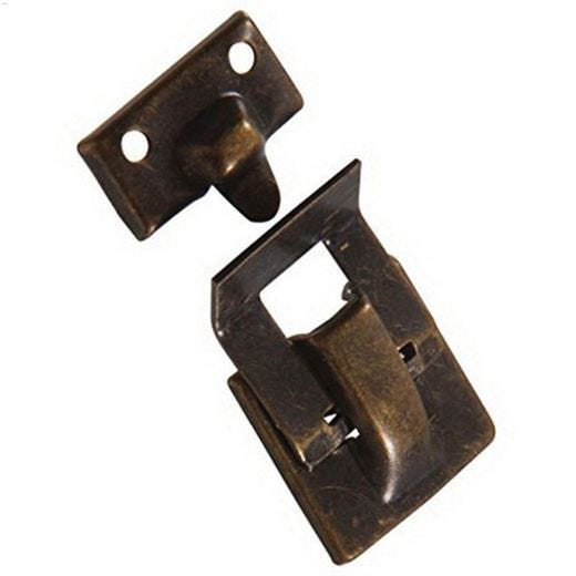 Solid Brass Antique Brass Mini Catch