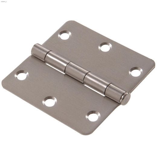 3-1/2" Penture à mortaise complète en acier inoxydable