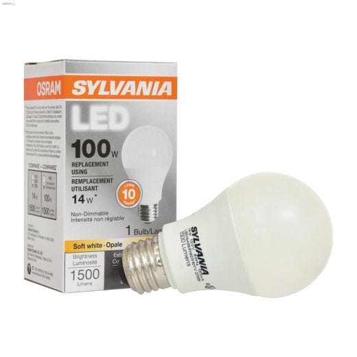 Frosted 14 Watt Medium A19 LED Bulb-1/Pack