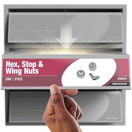 Écrou hexagonal pour vis à métaux
