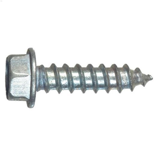 #10 x 3/4" Zinc Plated HWH Sheet Metal Screw-60/Pack