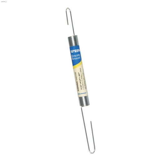 15/32" x 6-3/4" Zinc Plated Utility Extension Spring-1/Pack