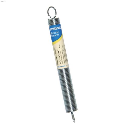 3\/4\" x 7-3\/8\" Zinc Plated Extension Spring-1\/Pack