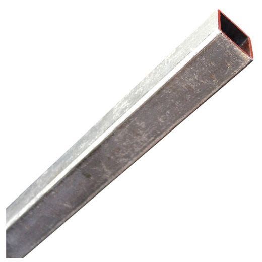 1" x 3' Low Carbon Steel Plain Square Weldable Tube