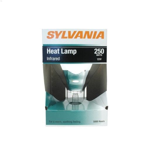 BR40 250W Heat Lamp Clear Incandescent Bulb