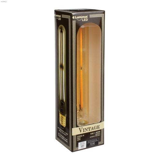 T10 5W Vintage 2200K Dimmable LED Bulb