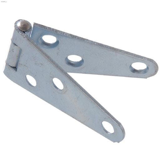2\" Zinc Plated Light Strap Hinge