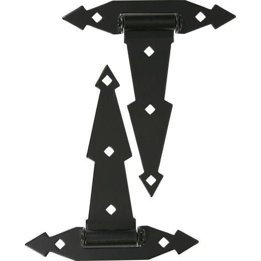 8" Penture de barrière noire