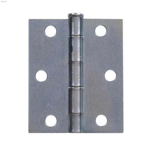 3\" x 2-1\/2\" Zinc Plated Storm & Screen Door Hinge-2\/Pack