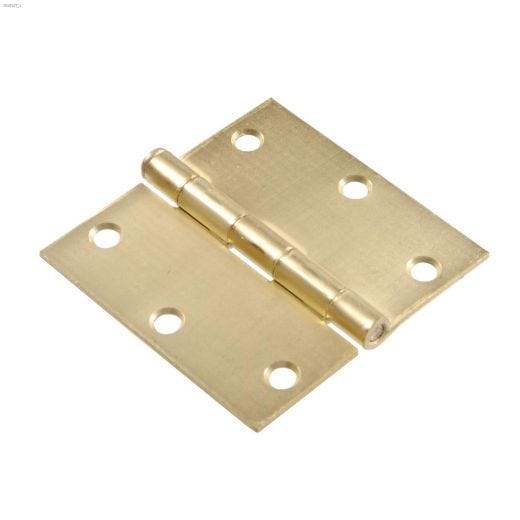 3" Satin Brass Full-Mortise Residential Door Butt Hinge